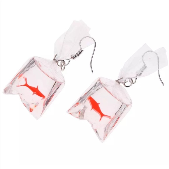 Goldfish water bag shape dangle hook - Picture 2 of 6